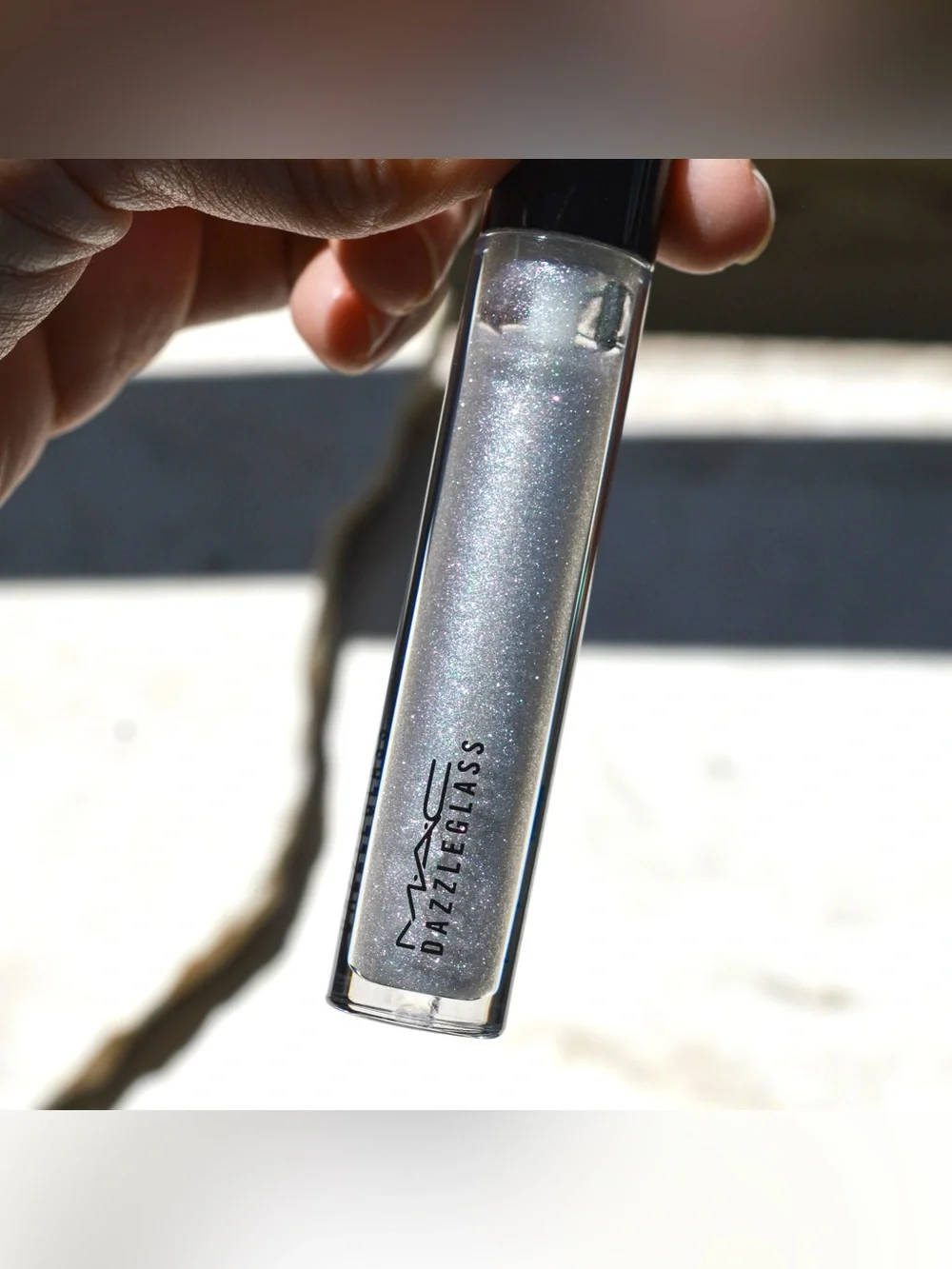 MAC Cosmetics Dazzleglass Lipgloss *SHE-ZAM* Limited Edition Highly Shine Silver